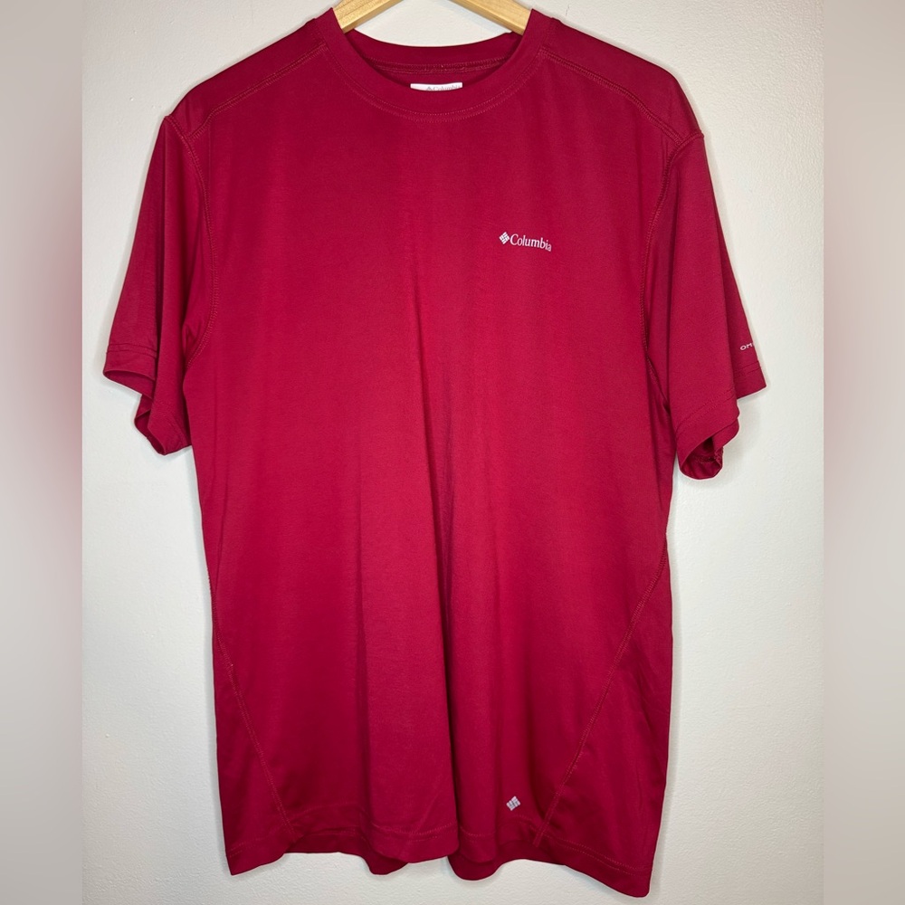Columbia Omni-Wick Performance Tee Red L